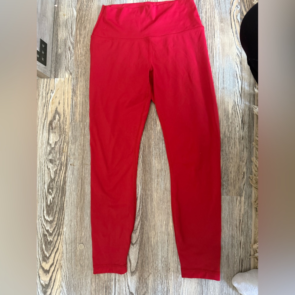 red leggings